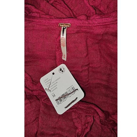 New Free People Mckinley Maxi Dress ENDLESS SUMMER $108 MEDIUM Raspberry - Picture 4 of 4